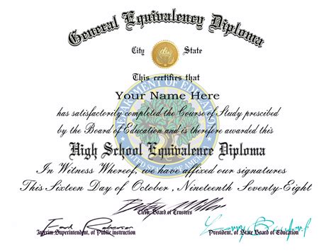 free ged diploma certificate templates.